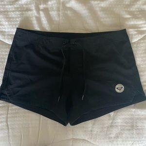 Black Roxy swim shorts
